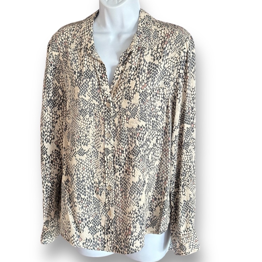 Velvet Heart | Snakeprint Blouse